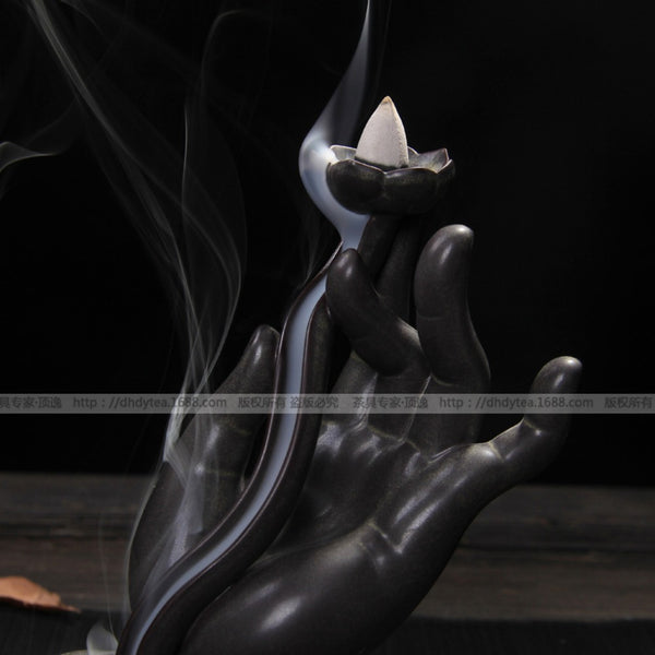 Backflow incense burner, ceramic incense burner, aromatherapy backflow incense burner, aromatherapy burner backflow incense, backflow incense, incense burner - Toy Collection