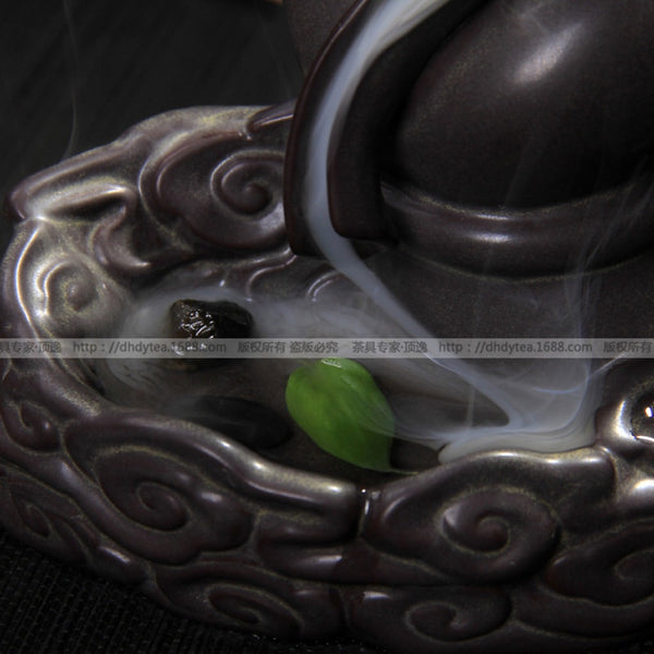 Backflow incense burner, ceramic incense burner, aromatherapy backflow incense burner, aromatherapy burner backflow incense, backflow incense, incense burner - Toy Collection