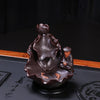 Ceramic incense burner aromatherapy burner line incense burner cone incense, lotus backflow incense burner ceramic craft ornament original - Toy Collection