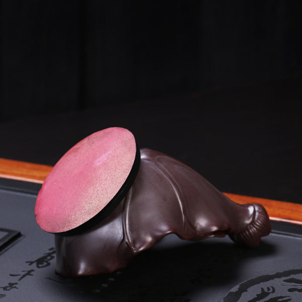 New ceramic smoke backflow incense burner, Jiang Taigong fishing backflow incense incense incense burner line incense burner original - Toy Collection