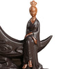 Original, mountains and flowing water, smoke will flow back, sandalwood incense burner reflux incense, Dehua ceramic handicraft ornament - Toy Collection