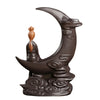 Original, mountains and flowing water, smoke will flow back, sandalwood incense burner reflux incense, Dehua ceramic handicraft ornament - Toy Collection