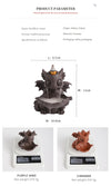 Hot-selling models, European home accessories, creative small ornaments, dinosaur baby smoke backflow incense burner - Toy Collection