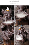 Hot-selling models, European home accessories, creative small ornaments, dinosaur baby smoke backflow incense burner - Toy Collection