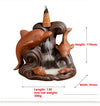 Purple sand viewing tower cigarette backflow incense burner creative marine animal dolphin sandalwood backflow aromatherapy burner ornament - Toy Collection