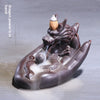Quiet dust, creative ceramic backflow incense burner ornament aromatherapy burner, the dragon is in control, the original ceramic smoke backflow incense burner - Toy Collection