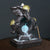Ceramic Elephant Backflow Incense Burner, Creative LED Light Elephant God Aromatherapy Burner Backflow Smoke Home Ornament - Toy Collection