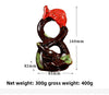 Purple sand backflow incense burner has fish incense burner creativity every year, lotus pond night backflow sandalwood burner home crafts - Toy Collection