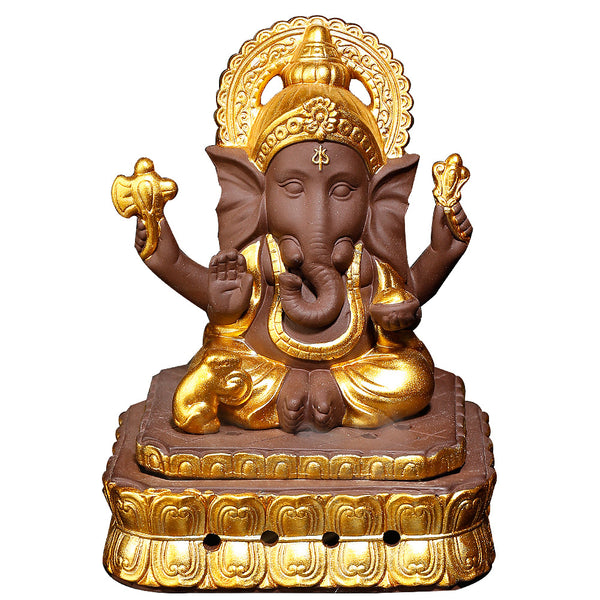 Indian elephant disc incense burner incense utensils, creative animal Taixiang agarwood aromatherapy burner ornament - Toy Collection