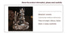 Backflow incense burner, tea ceremony incense burner, ceramic incense burner, smoke backflow incense burner, pagoda golden incense burner - Toy Collection
