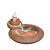 Quiet dust, purple sand backflow incense burner, creative gossip turns the world around and backflow aromatherapy burner ornament - Toy Collection