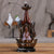 Ceramic incense burner Lotus golden bergamot Tathagata aromatherapy burner, Guanyin smoke backflow incense burner ornament - Toy Collection