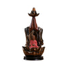 Ceramic incense burner Lotus golden bergamot Tathagata aromatherapy burner, Guanyin smoke backflow incense burner ornament - Toy Collection