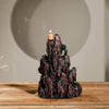 New resin smoke backflow incense burner, creative alpine and flowing water LED light ornamental backflow aromatherapy burner original - Toy Collection