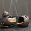 Ceramic Peruvian wood burner sage sage tray aromatherapy incense burner home decoration ornament - Toy Collection