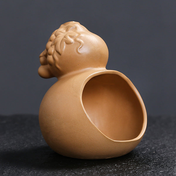 Ceramic Peruvian wood burner sage sage tray aromatherapy incense burner home decoration ornament - Toy Collection