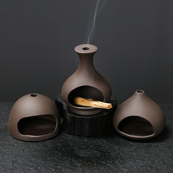 Peru palo santo holder sage burning tray holder ceramic aromatherapy stove crafts - Toy Collection