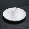 Nordic ins style simple candle holder Peruvian wood incense ornament, creative ceramic atmosphere candle holder household tray - Toy Collection