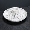 Nordic ins style simple candle holder Peruvian wood incense ornament, creative ceramic atmosphere candle holder household tray - Toy Collection