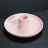 Nordic ins style simple candle holder Peruvian wood incense ornament, creative ceramic atmosphere candle holder household tray - Toy Collection