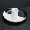 Nordic ins style simple candle holder Peruvian wood incense ornament, creative ceramic atmosphere candle holder household tray - Toy Collection