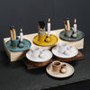 Ceramic incense burner candle holder peru holy wood burning bracket palo santo holder sage tray - Toy Collection