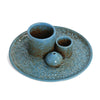 Ceramic incense burner candle holder peru holy wood burning bracket palo santo holder sage tray - Toy Collection