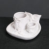 Kiln-changed ceramic candle tray American owl sage Peru holy wood burning bracket incense incense holder - Toy Collection