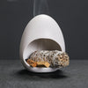 European ceramic atmosphere layout crafts pineapple aromatherapy stove creative eggshell peruvian holy wood burning bracket tray - Toy Collection