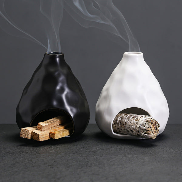 Ceramics, sage burning tools, container ideas, atmosphere ornaments, Peruvian wooden pallets, burning bracket pallets - Toy Collection