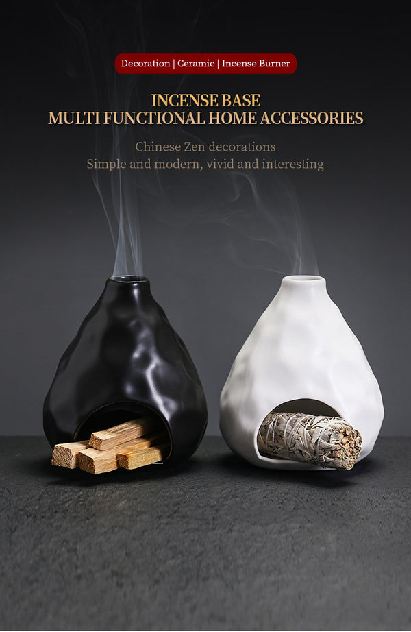 Ceramics, sage burning tools, container ideas, atmosphere ornaments, Peruvian wooden pallets, burning bracket pallets - Toy Collection