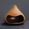Ceramic Incense Mount Fuji Small Fireplace Cedar Sage Aromatherapy Burner Sacred Wood Purification Incense Burner Household Atmosphere Ornament - Toy Collection