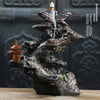 Original smoke backflow aromatherapy furnace resin handicraft ornament, creative mountains and rivers, Jingshan Yousi sandalwood backflow - Toy Collection
