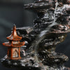 Original smoke backflow aromatherapy furnace resin handicraft ornament, creative mountains and rivers, Jingshan Yousi sandalwood backflow - Toy Collection