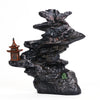 Original smoke backflow aromatherapy furnace resin handicraft ornament, creative mountains and rivers, Jingshan Yousi sandalwood backflow - Toy Collection