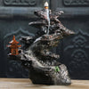 Original smoke backflow aromatherapy furnace resin handicraft ornament, creative mountains and rivers, Jingshan Yousi sandalwood backflow - Toy Collection