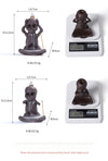 Original purple sand backflow incense burner Halloween gift, American skull head ghost backflow incense incense burner ornament - Toy Collection