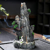 Quiet dust, resin alpine flowing water smoke backflow ornamental aromatherapy burner, creative landscape backflow incense burner crafts - Toy Collection