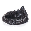 Original ceramic backflow aromatherapy stove, creative small purple sand dragon smoke backflow sandalwood stove handicraft ornament - Toy Collection