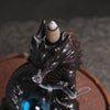 Original and classic Chinese dragon backflow incense burner creative ceramic large, dragon play bead incense burner, home decoration wholesale - Toy Collection