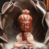 Western Sansheng Backflow Incense Burner, Tower Incense Creative Purple Sand Lotus Aromatherapy Burner Rulai Smoke Backflow Incense - Toy Collection
