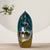Dehua ceramic backflow incense burner, simple lotus leaf faceless ornamental smoke backflow aromatherapy burner ceramic ornament - Toy Collection