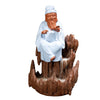 New purple sand ornamental backflow incense burner, creative alpine and flowing water Fulushou smoke backflow aromatherapy burner home ornament - Toy Collection