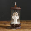Purple sand backflow aromatherapy stove creative windshield European and American style angel owl backflow stove home ornament - Toy Collection