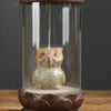 Purple sand backflow aromatherapy stove creative windshield European and American style angel owl backflow stove home ornament - Toy Collection
