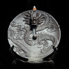 Ceramic incense burner, ceramic aromatherapy burner craft ceramic smoke backflow incense burner stone grinding incense burner original - Toy Collection