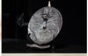 Ceramic incense burner, ceramic aromatherapy burner craft ceramic smoke backflow incense burner stone grinding incense burner original - Toy Collection