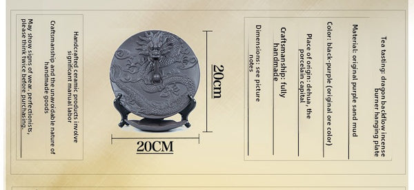 Ceramic incense burner, ceramic aromatherapy burner craft ceramic smoke backflow incense burner stone grinding incense burner original - Toy Collection