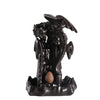 Ceramic backflow incense burner, incense burner, creative, lotus leaf fish leaping gantry, special original tower incense burner - Toy Collection