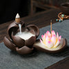 Quiet Purple Sand Backflow Incense Burner Zen Bergamot Sandalwood Burner Household Indoor Aromatherapy Burner Large Incense Road Creative Ornament - Toy Collection